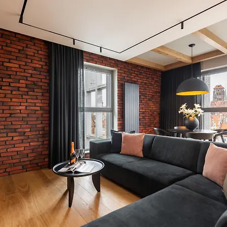 Flatbook Apartments Granaria Premium Prestige Riverside & Parking Apartmán *