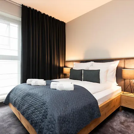 Flatbook Apartments Granaria Premium Prestige Riverside & Parking Apartmán Gdaňsk