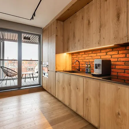 Flatbook Granaria Prestige Riverside & Parking * Gdańsk